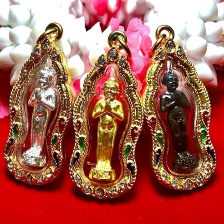 Kuman Thong Ai Khai Wat Chedi Amulet Pendant