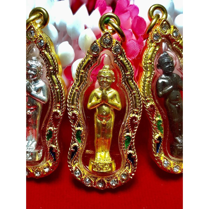 Kuman Thong Ai Khai Wat Chedi Amulet Pendant