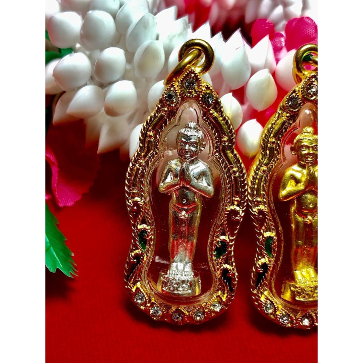Kuman Thong Ai Khai Wat Chedi Amulet Pendant