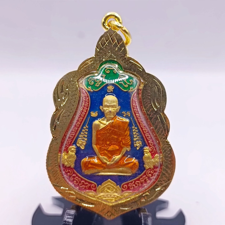 Luang Por Ruay Ruy Tan Jai 2558 Gold Pendant