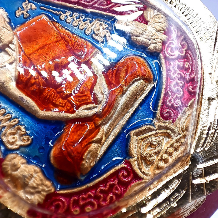 Luang Por Ruay Ruy Tan Jai 2558 Gold Pendant
