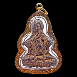 Pidta Luang Pu Iam Amulet Gold Plated
