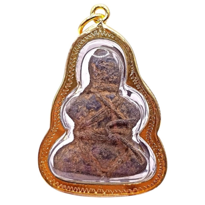 Pidta Luang Pu Iam Amulet Gold Plated