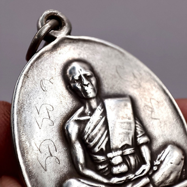Luang Por Koon Wat Ban Rai Silver Amulet
