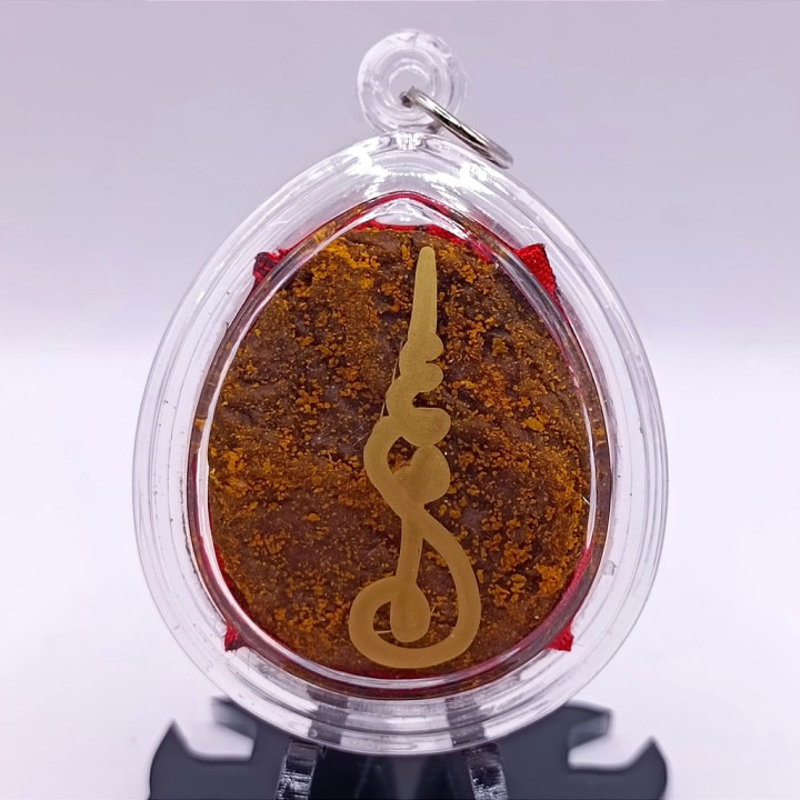 Lucky Cat Placenta Nang Kwak Amulet Pendant