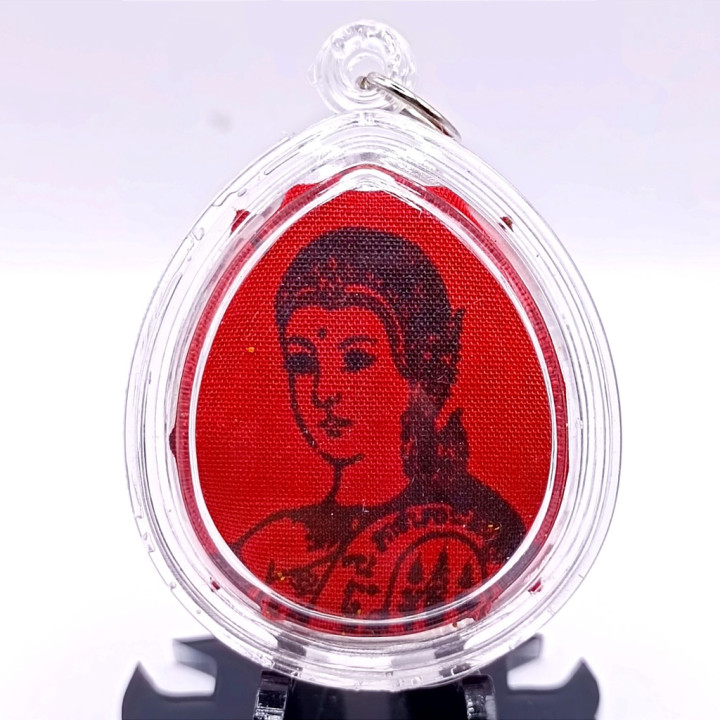 Lucky Cat Placenta Nang Kwak Amulet Pendant