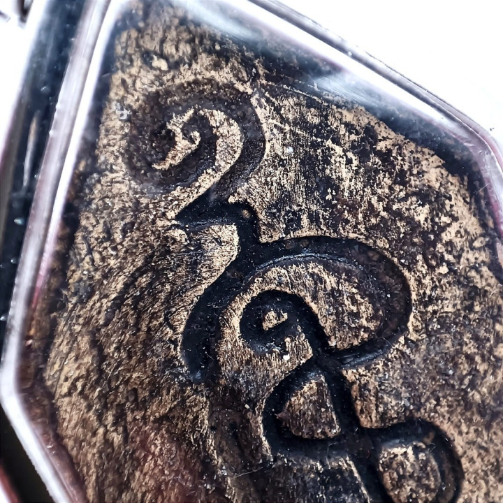 Khun Paen Amulet Pendant with Kuman Thong