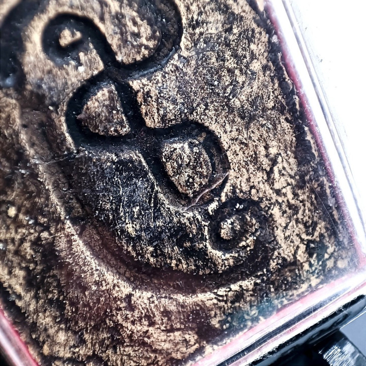 Khun Paen Amulet Pendant with Kuman Thong