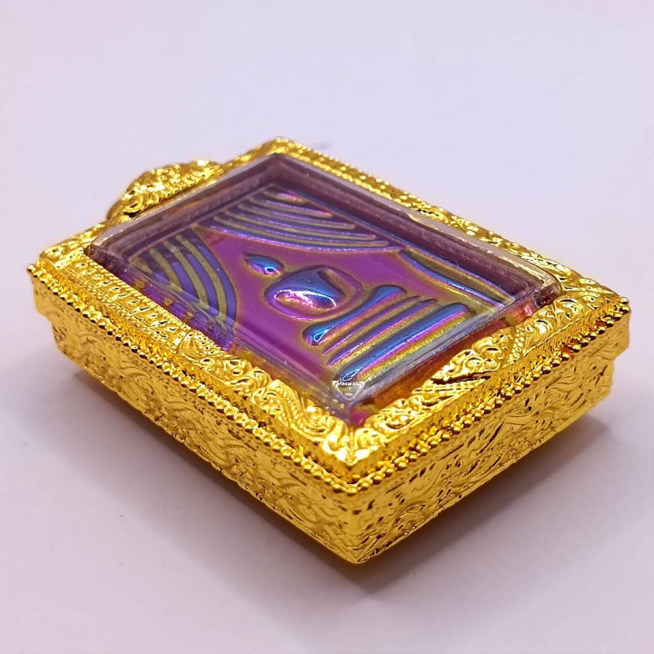 Somdej Toh Rainbow Lek Lai Amulet 2.5x4cm
