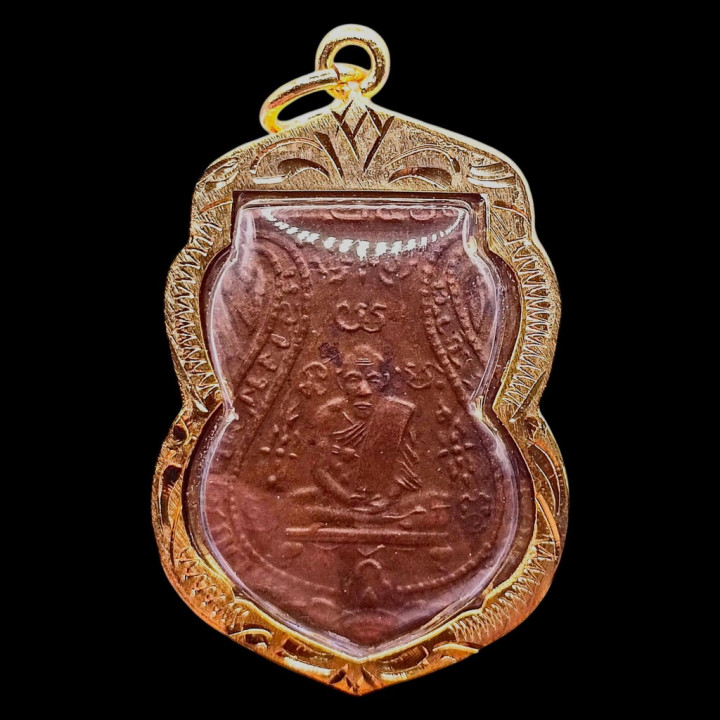 Luang Por Klan Monk Amulet Pendant 2469 BE
