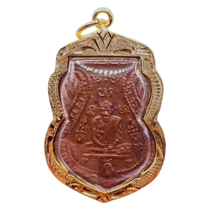 Luang Por Klan Monk Amulet Pendant 2469 BE