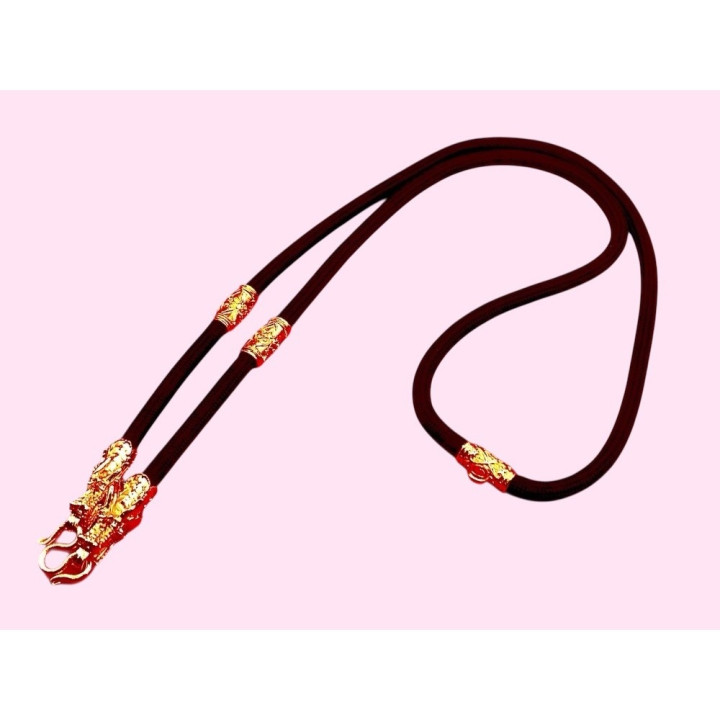 Dragon Head Rope Necklace for Amulets