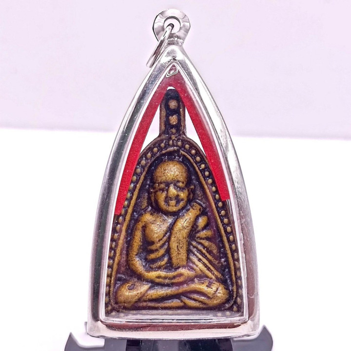 Luang Por Ngern Wat Bang Klan Copper Amulet