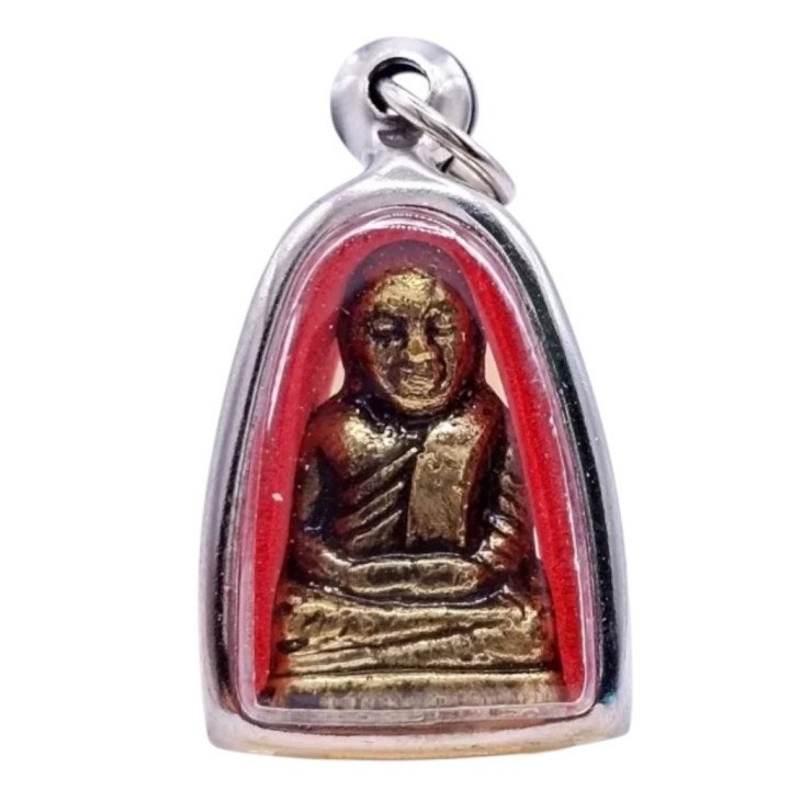 Luang Por Ngern Wat Bang Klan Metal Amulet