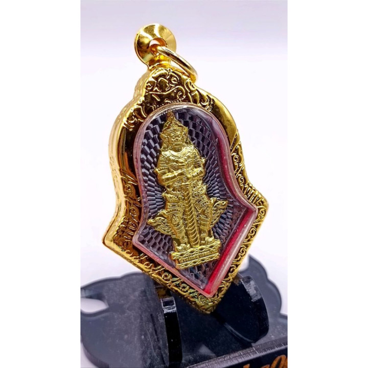 Thao Wessuwan Riches Amulet Gold Plated Pendant