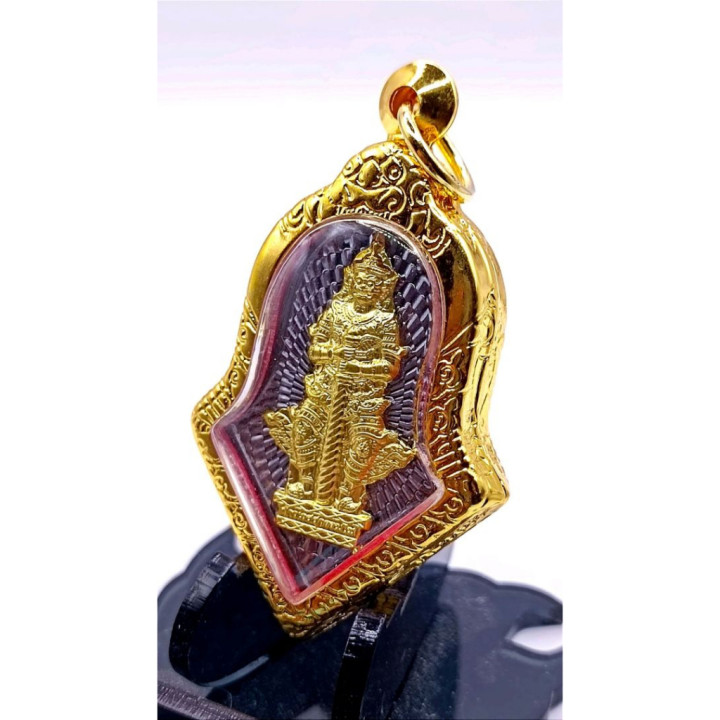 Thao Wessuwan Riches Amulet Gold Plated Pendant