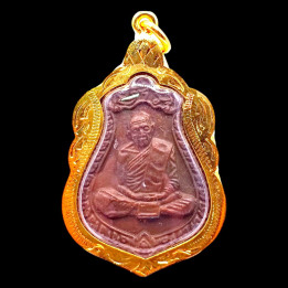 Luang Pu Tim Sema 8 Rop Amulet Gold Plated