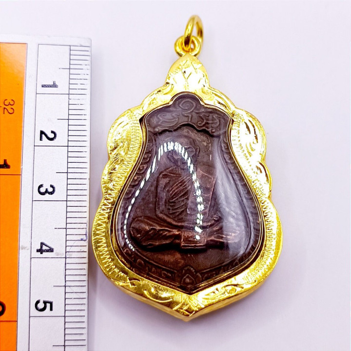 Luang Pu Tim Sema 8 Rop Amulet Gold Plated