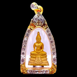 Luang Por Sothorn Buddha Pendant Gold Plated