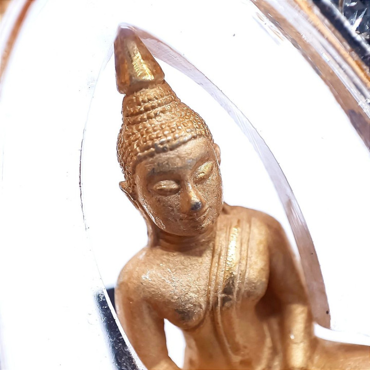 Luang Por Sothorn Buddha Pendant Gold Plated