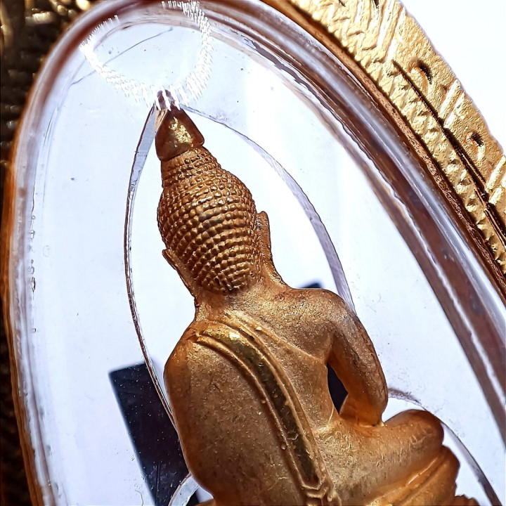 Luang Por Sothorn Buddha Pendant Gold Plated