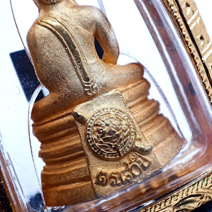 Luang Por Sothorn Buddha Pendant Gold Plated