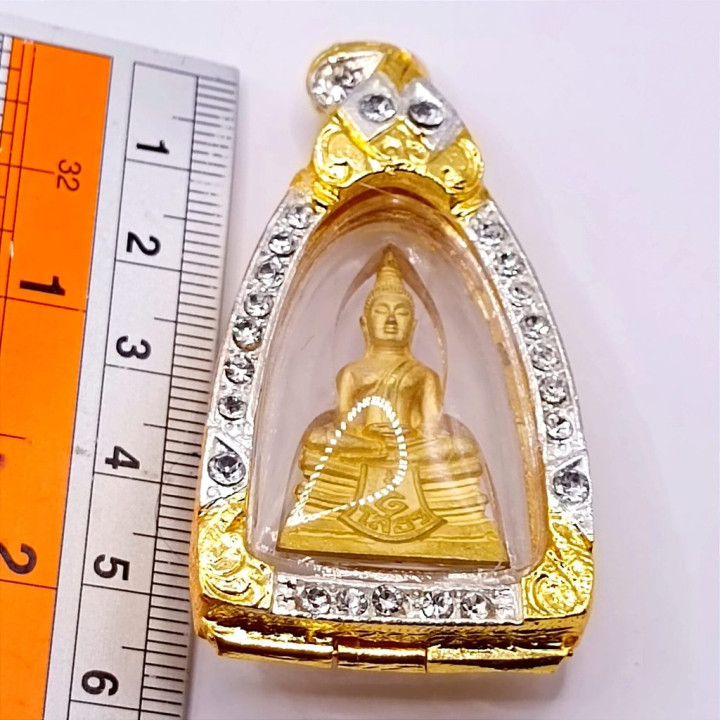 Luang Por Sothorn Buddha Pendant Gold Plated