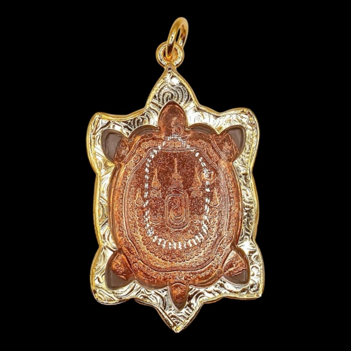Luang Pu Liew Phaya Tao Ruean Copper Amulet