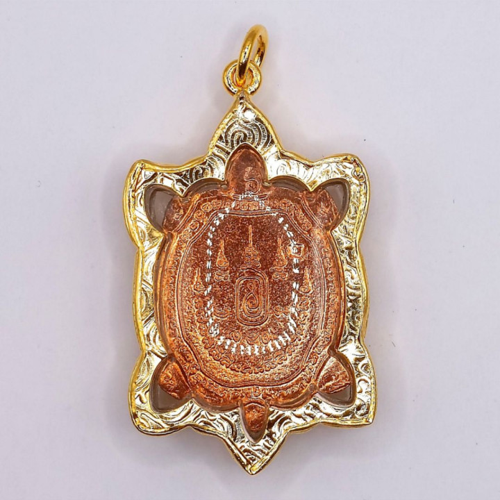 Luang Pu Liew Phaya Tao Ruean Copper Amulet