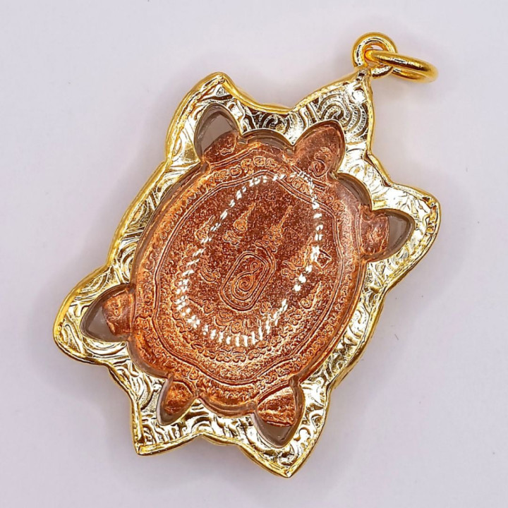 Luang Pu Liew Phaya Tao Ruean Copper Amulet