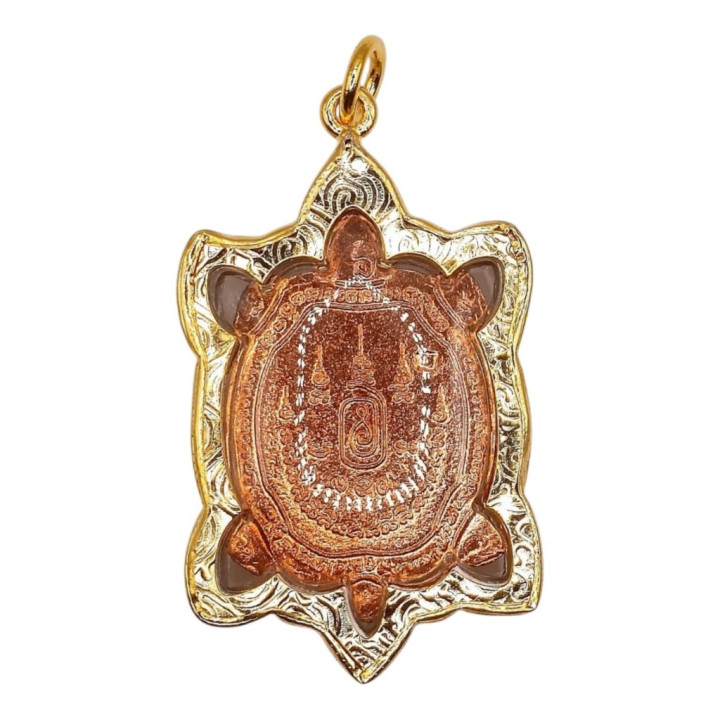 Luang Pu Liew Phaya Tao Ruean Copper Amulet