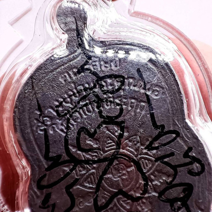 Copper Boar Buddha Amulet Phaw Thiang BE 2533