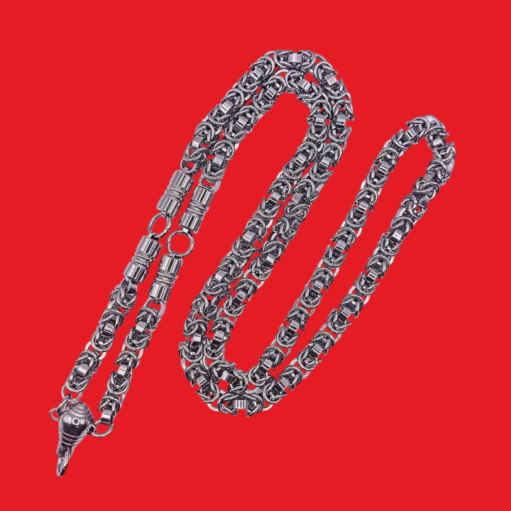 Stainless Steel Amulet Necklace for Men