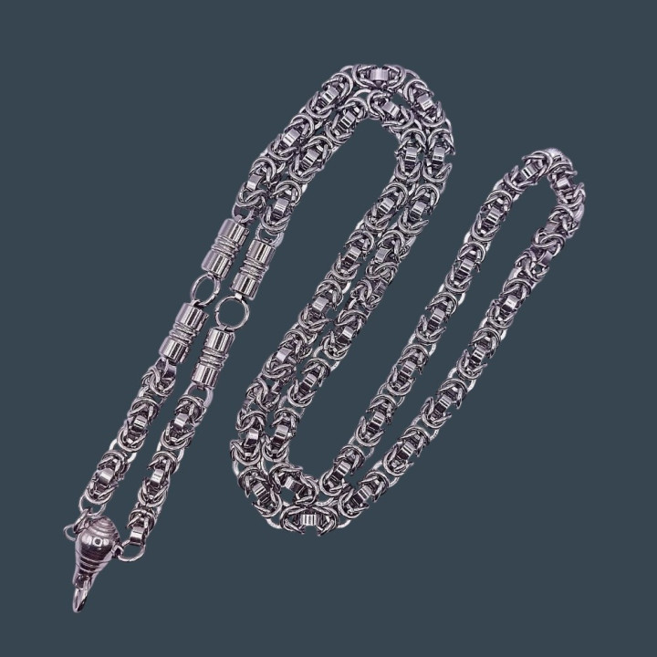 Stainless Steel Amulet Necklace for Men