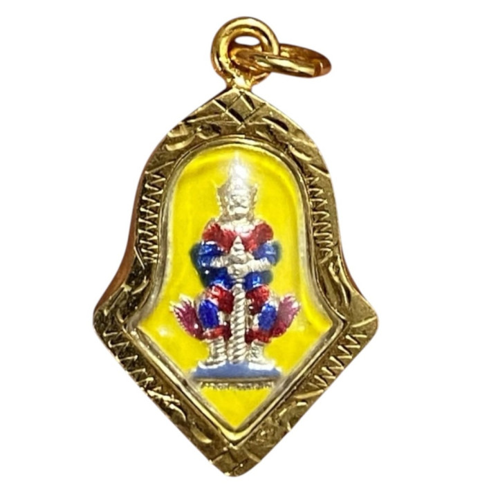 Thao Wessuwan Amulet Micron Gold Plated Pendant