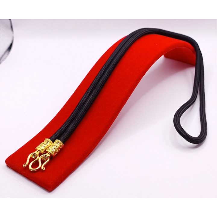Gold Plated Rope Necklace for Amulet Pendant