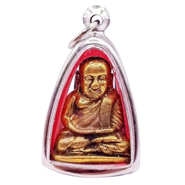 Luang Por Ngern Amulet Gold Plated Pendant