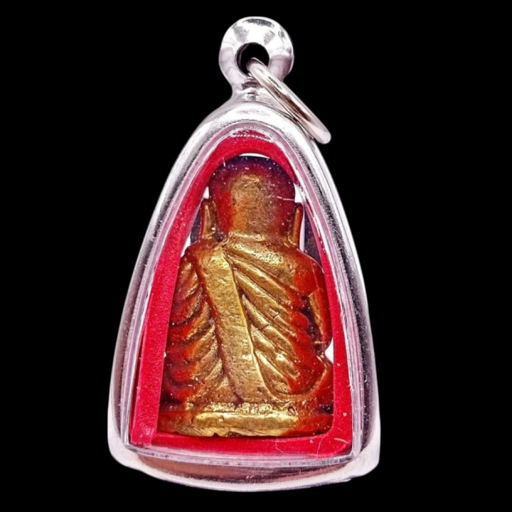 Luang Por Ngern Amulet Gold Plated Pendant
