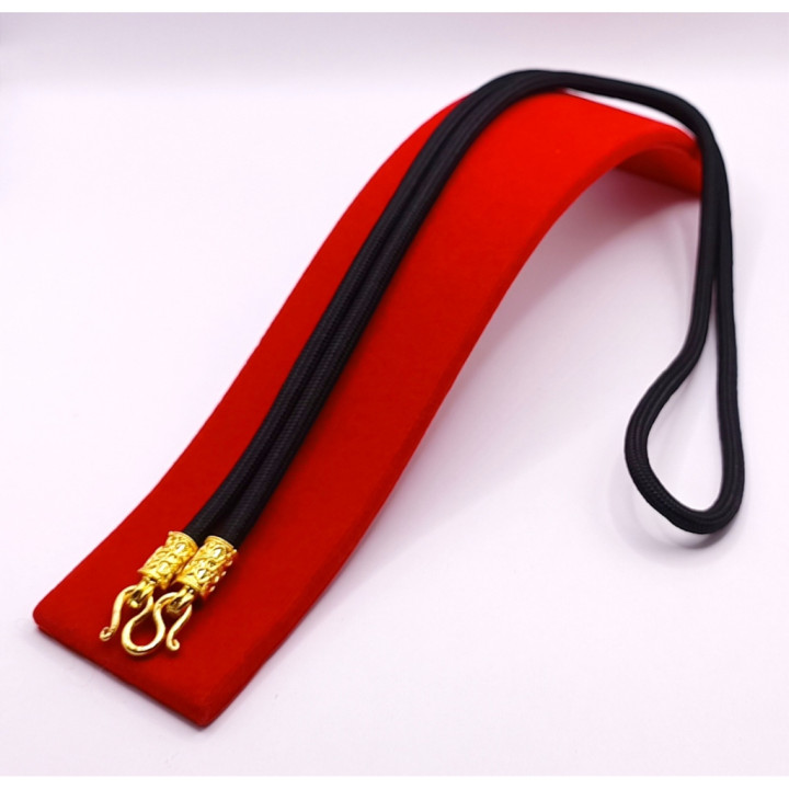 Gold Plated Rope Necklace for Amulet Pendant