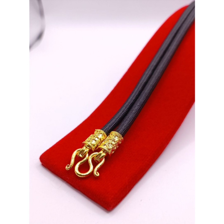 Gold Plated Rope Necklace for Amulet Pendant