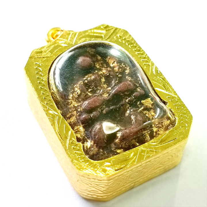 Luang Por Parn Rooster Buddha Amulet Pendant