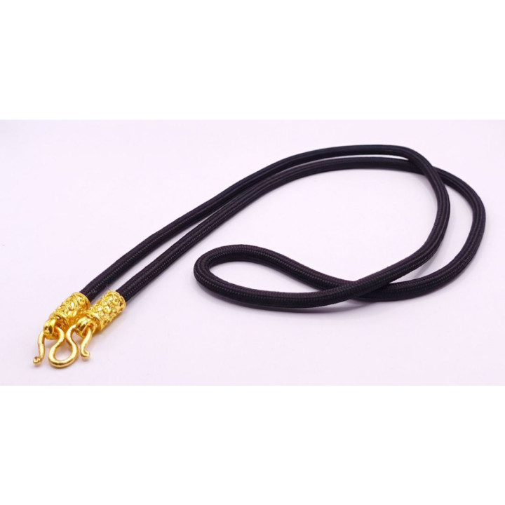 Gold Plated Rope Necklace for Amulet Pendant