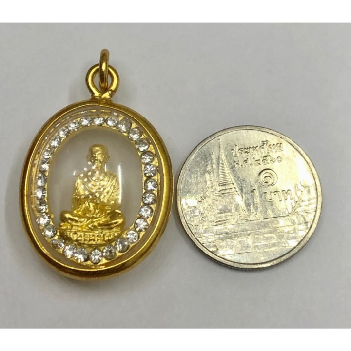 Somdej Toh Wat Rakhang Metal Amulet Pendant