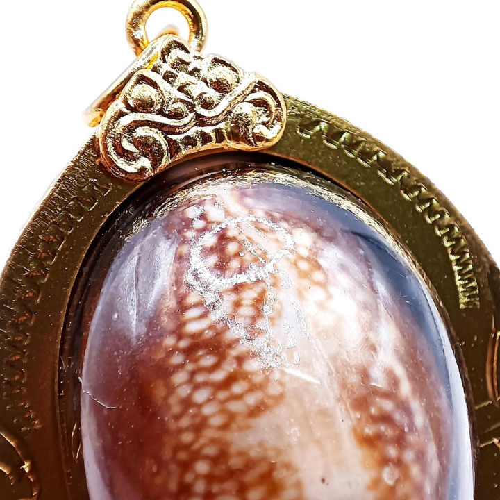 Thai Bia Gae Amulet Luang Pu Maha Sila