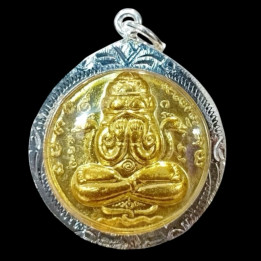 Phra Pidta Pang Prakarn Wat Khao Or Gold Plated