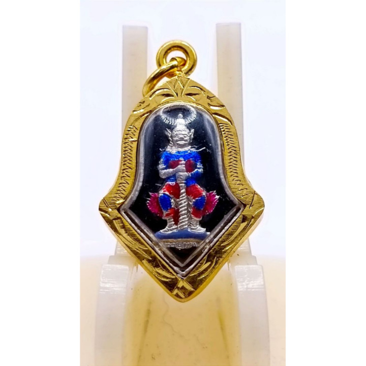 Thao Wessuwan Wat Chulamanee Gold Plated Pendant