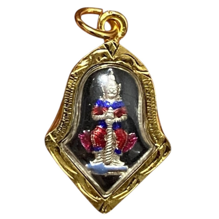 Thao Wessuwan Wat Chulamanee Gold Plated Pendant