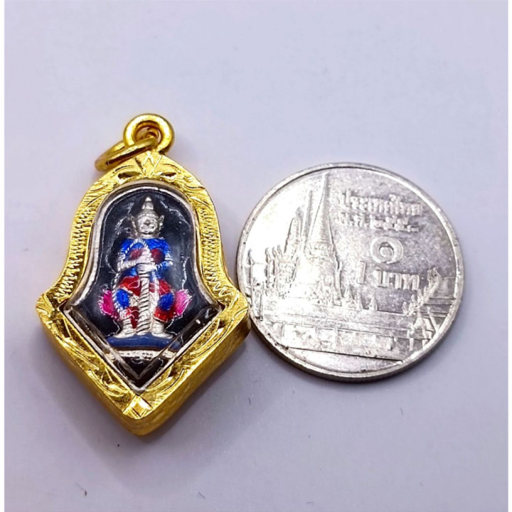 Thao Wessuwan Wat Chulamanee Gold Plated Pendant