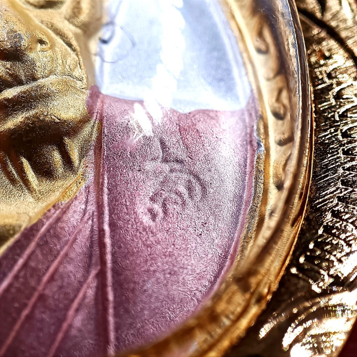 Luang Por Ruay Wat Tako 3K Amulet Gold Plated