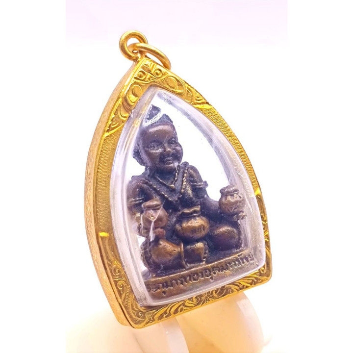 Kuman Thong Luang Por Pern Brass Gold Plated